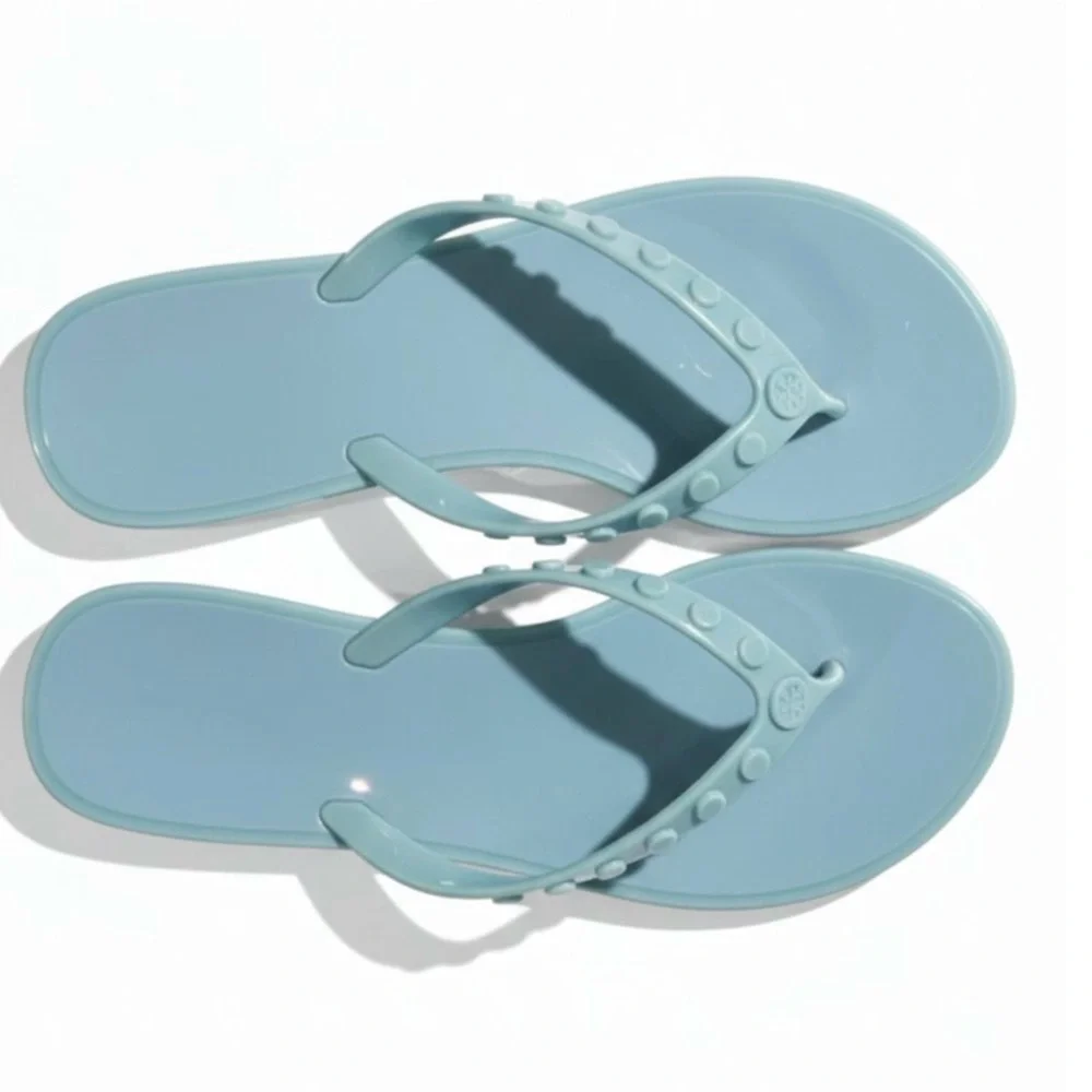 Tory Burch Studded Jelly Flip Flops NWT
